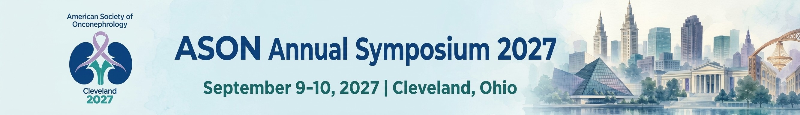 2027 American Society of Onconephrology (ASON) Annual Symposium Banner